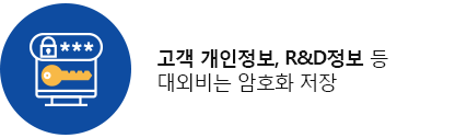 고객 개인정보, R&D정보